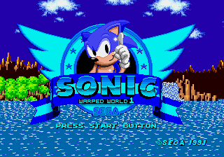 Play <b>Sonic 1 - Warped World (2015 version)</b> Online